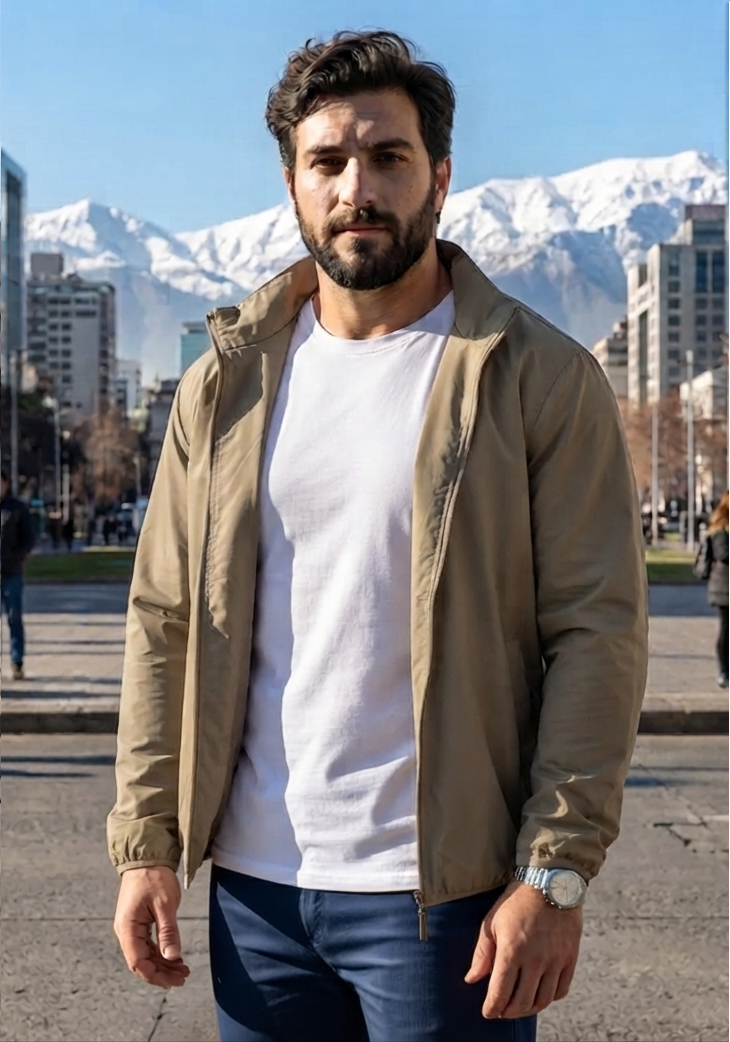 Chaqueta sport 032 Beige Oscuro | MASX Chile