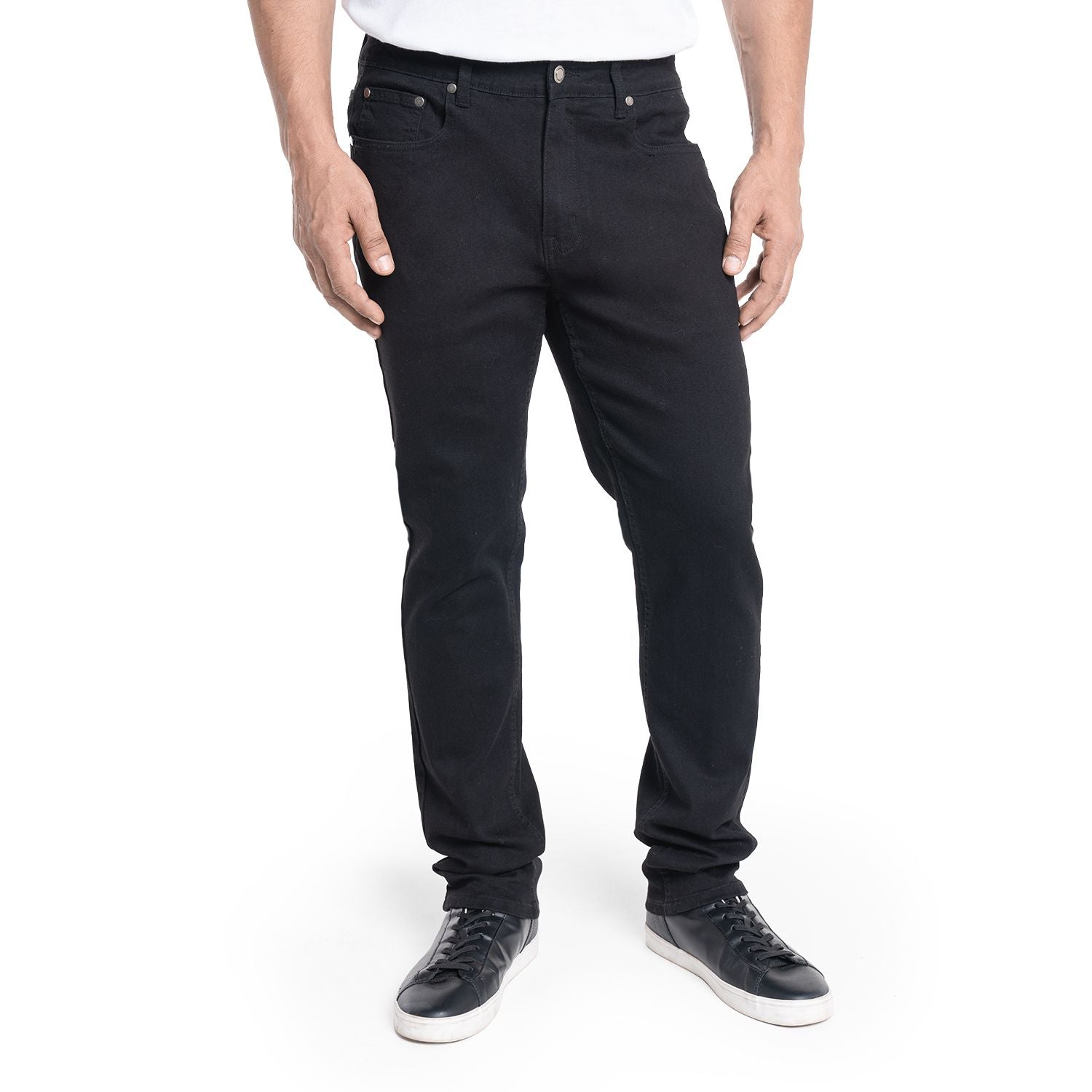 Jeans Spandex slim fit 009 Negro Tallas Grandes | MASX Chile
