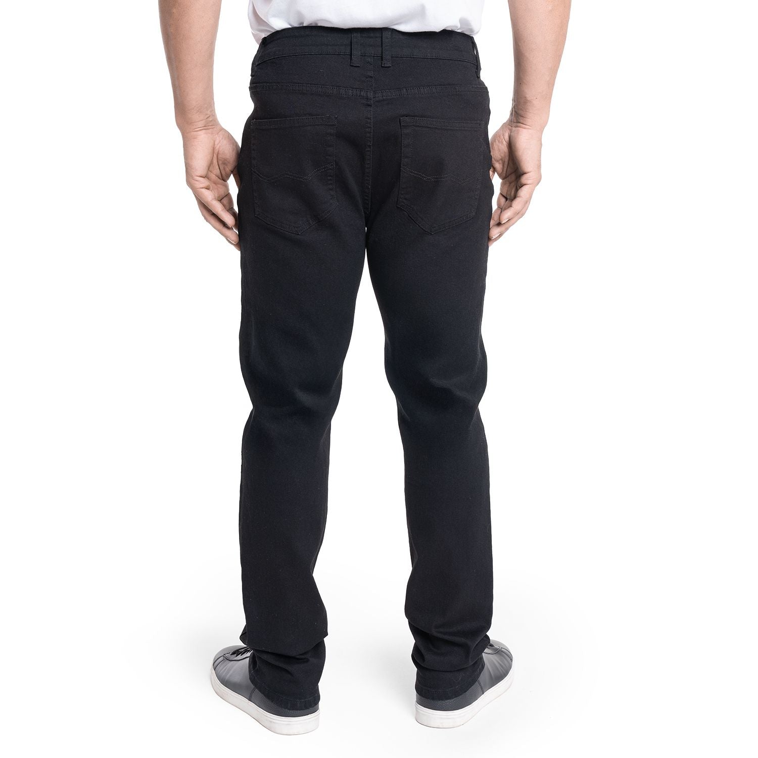 Jeans Spandex slim fit 009 Negro Tallas Grandes | MASX Chile