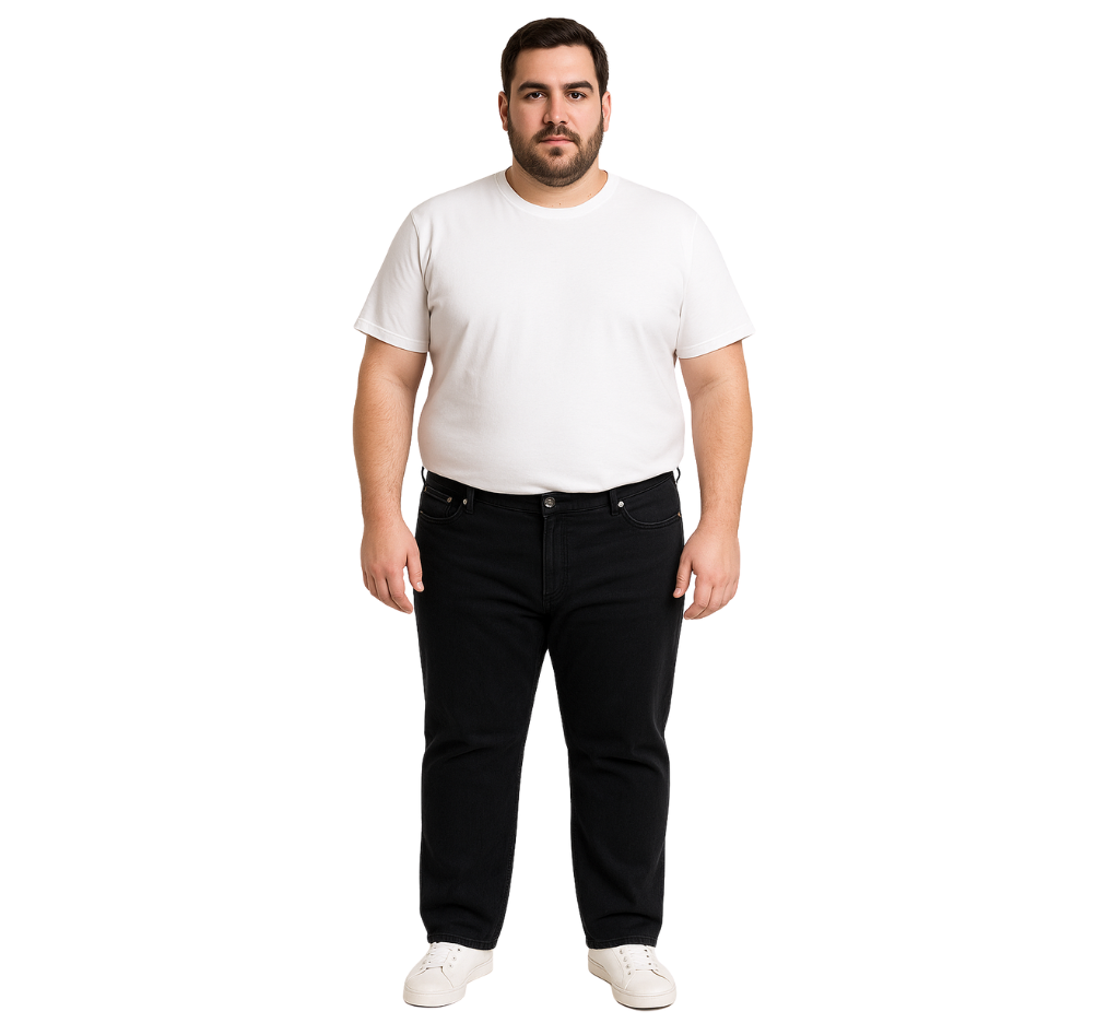 Jeans Spandex mso MJ850105 negro Tallas Grandes | MASX Chile