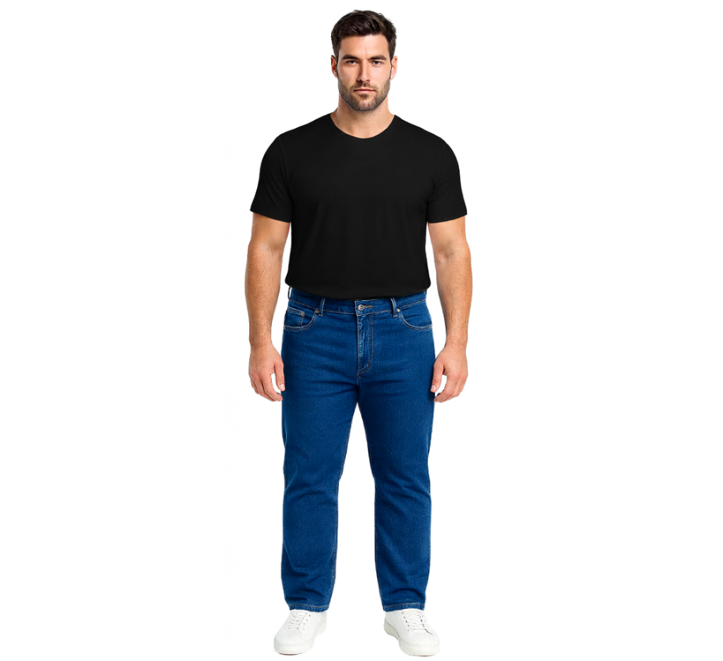 Jeans Spandex mso MJ850099 azul marino Tallas Grandes | MASX Chile