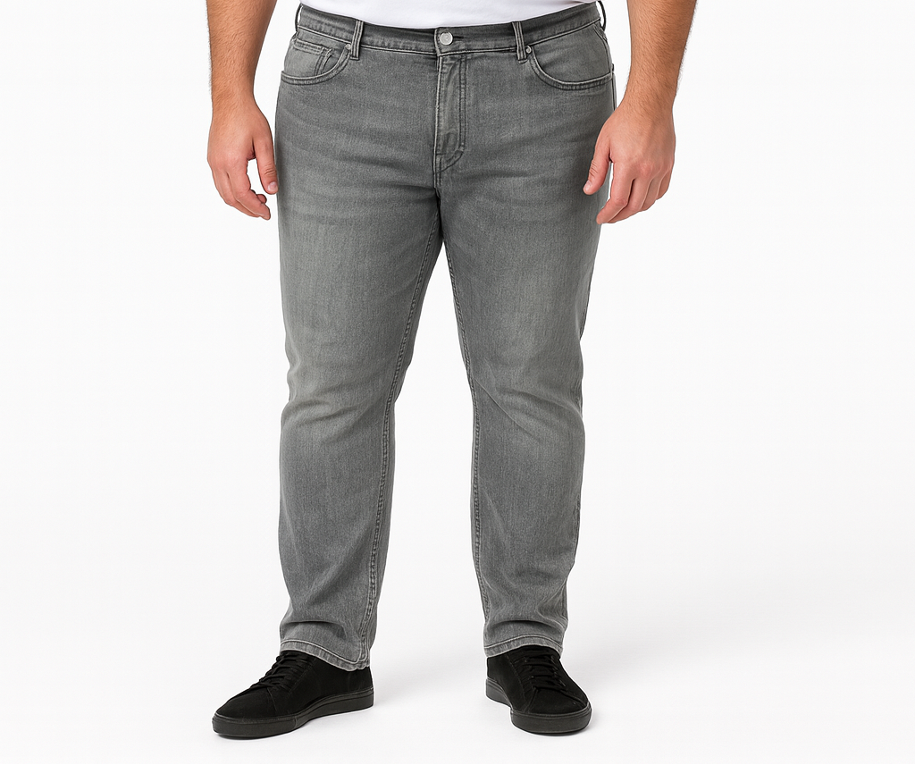 Jeans Spandex mso MJ850247 gris Tallas Grandes | MASX Chile
