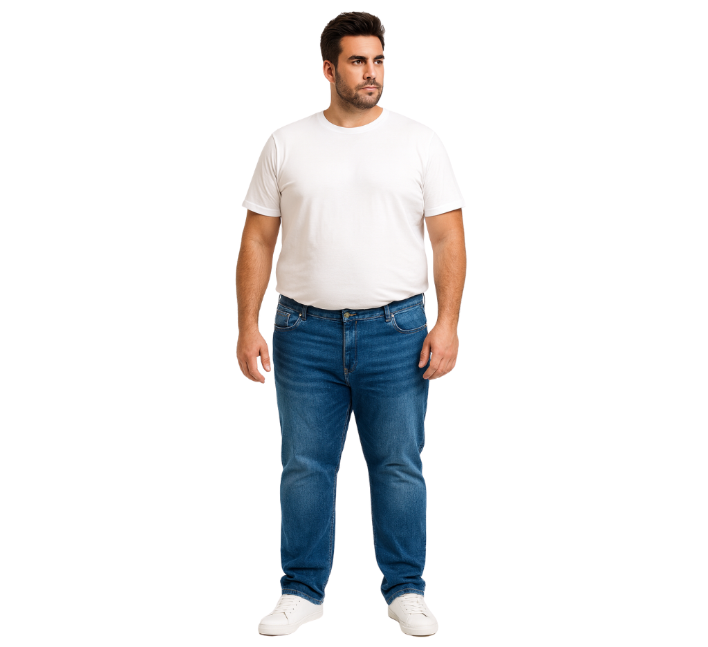 Jeans Spandex mso NI14995 denin azul marino Tallas Grandes | MASX Chile