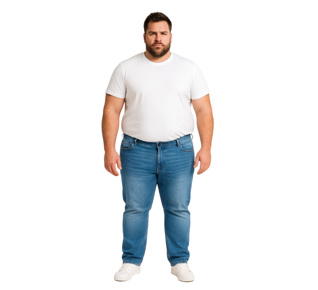 Jeans Spandex mso NI15087 denin celeste Tallas Grandes | MASX Chile