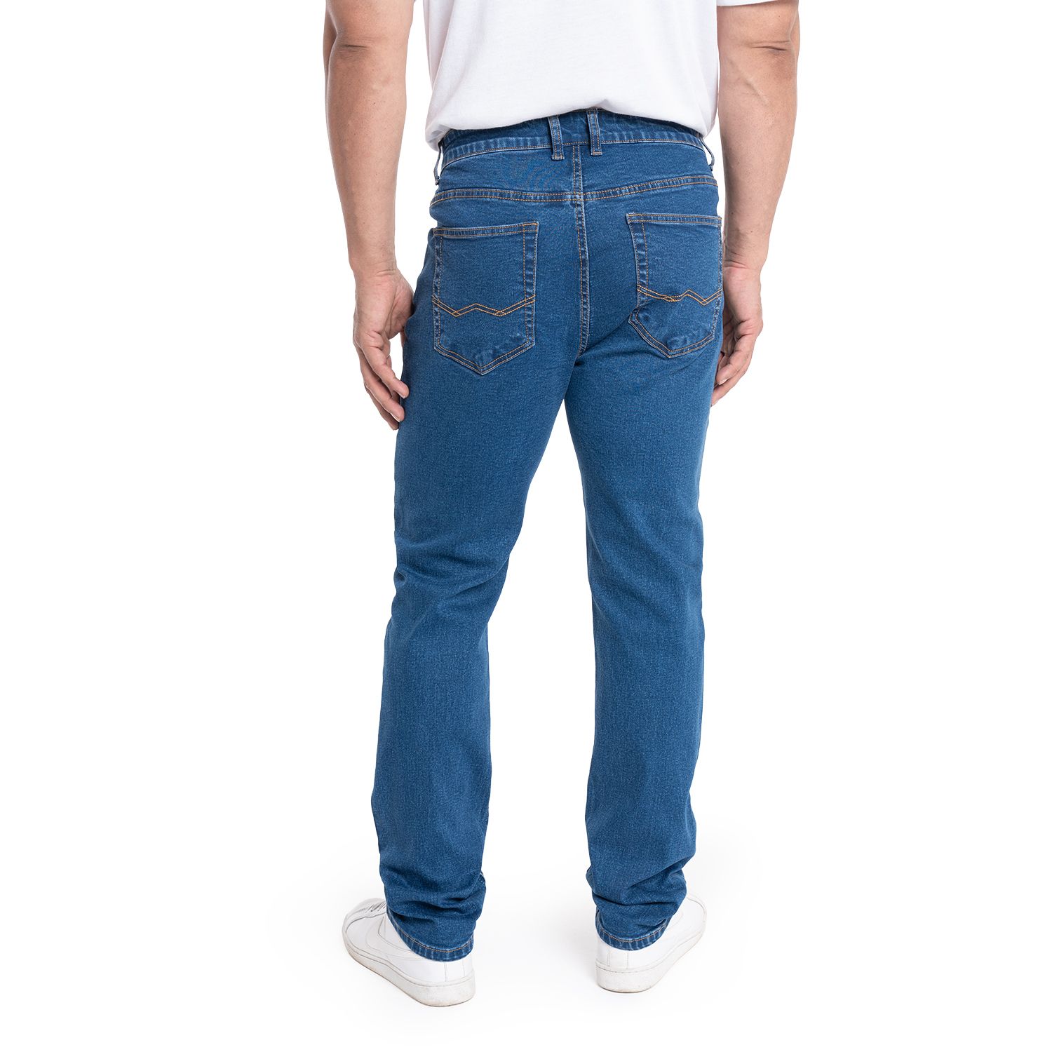 Jeans spandex slim fit  072 celeste medio