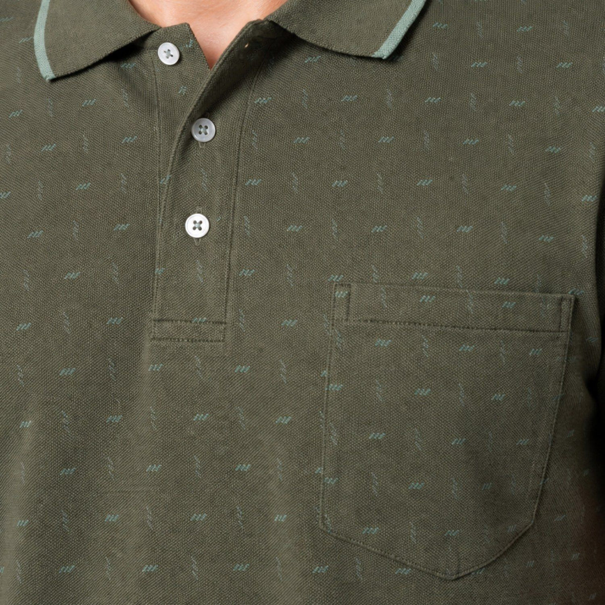 Polera Piqué Diseño 511 verde claro | MASX Chile