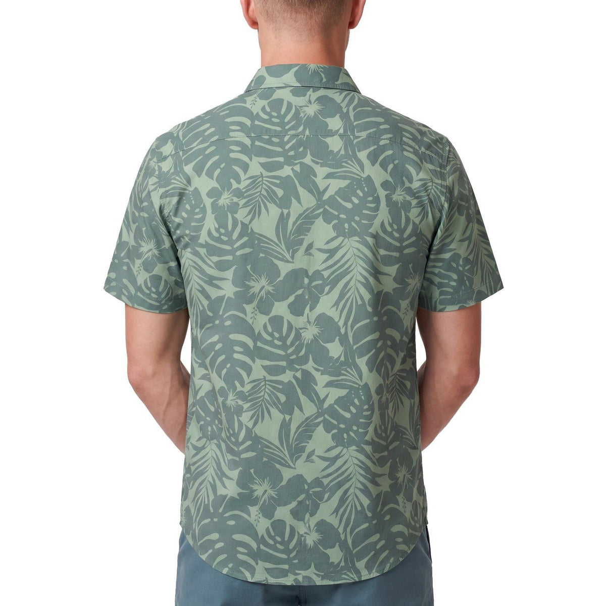 Camisa m/c guayabera diseño 515 Verde Pistacho regular fit | MASX Chile