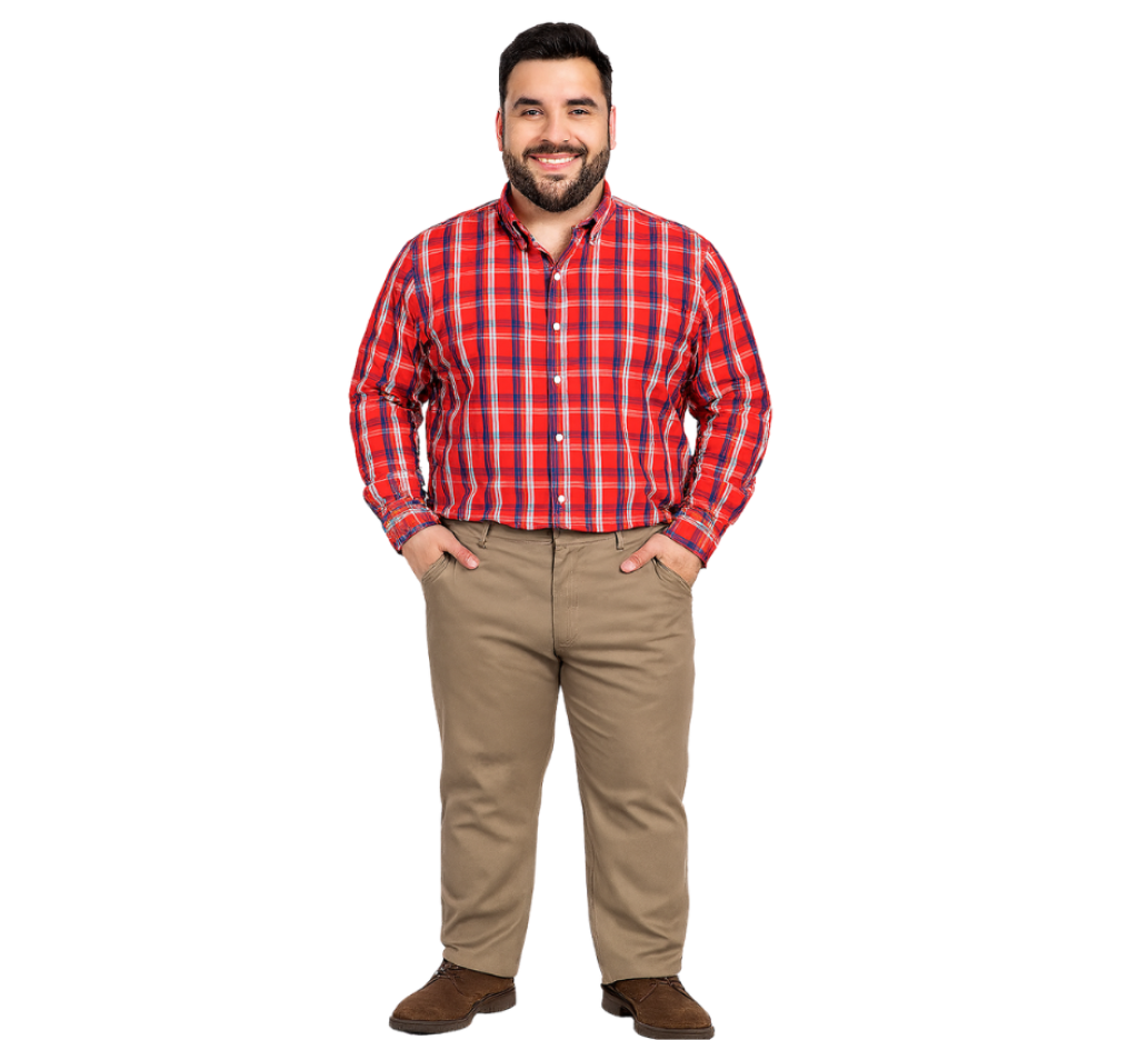 Pantalón 5 bolsillos 032 beige oscuro Tallas Grandes | MASX Chile