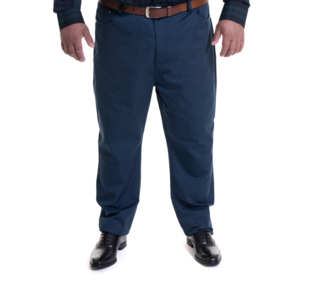 Pantalón 5 bolsillos 079 azul marino slim fit Tallas Grandes | MASX Chile