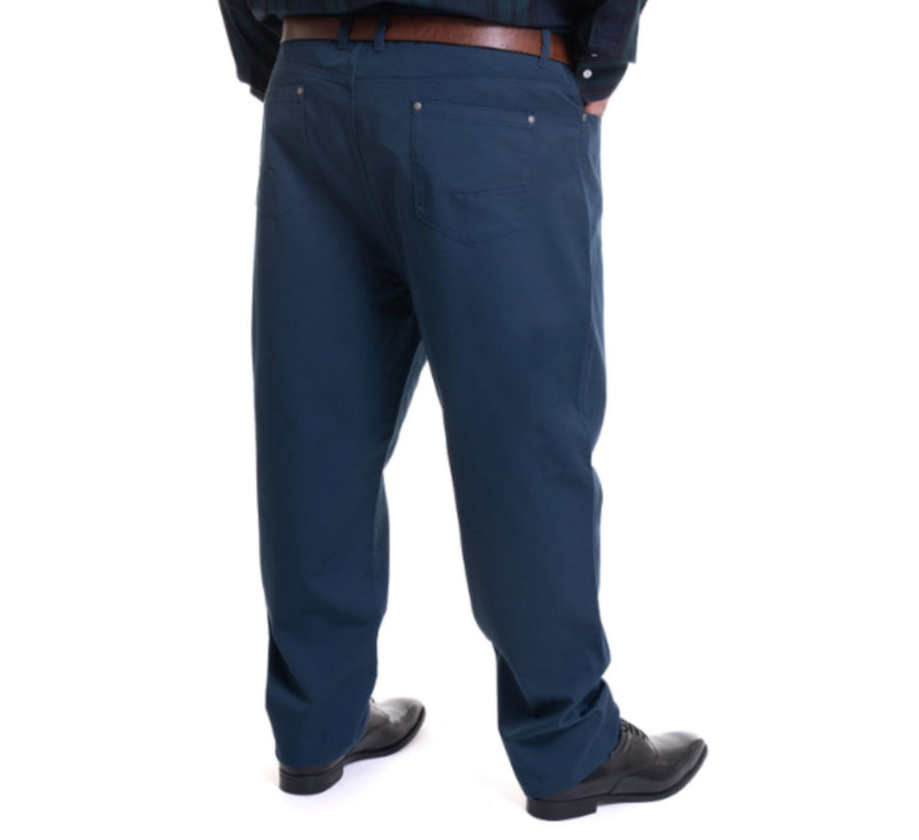 Pantalón 5 bolsillos 079 azul marino slim fit Tallas Grandes | MASX Chile