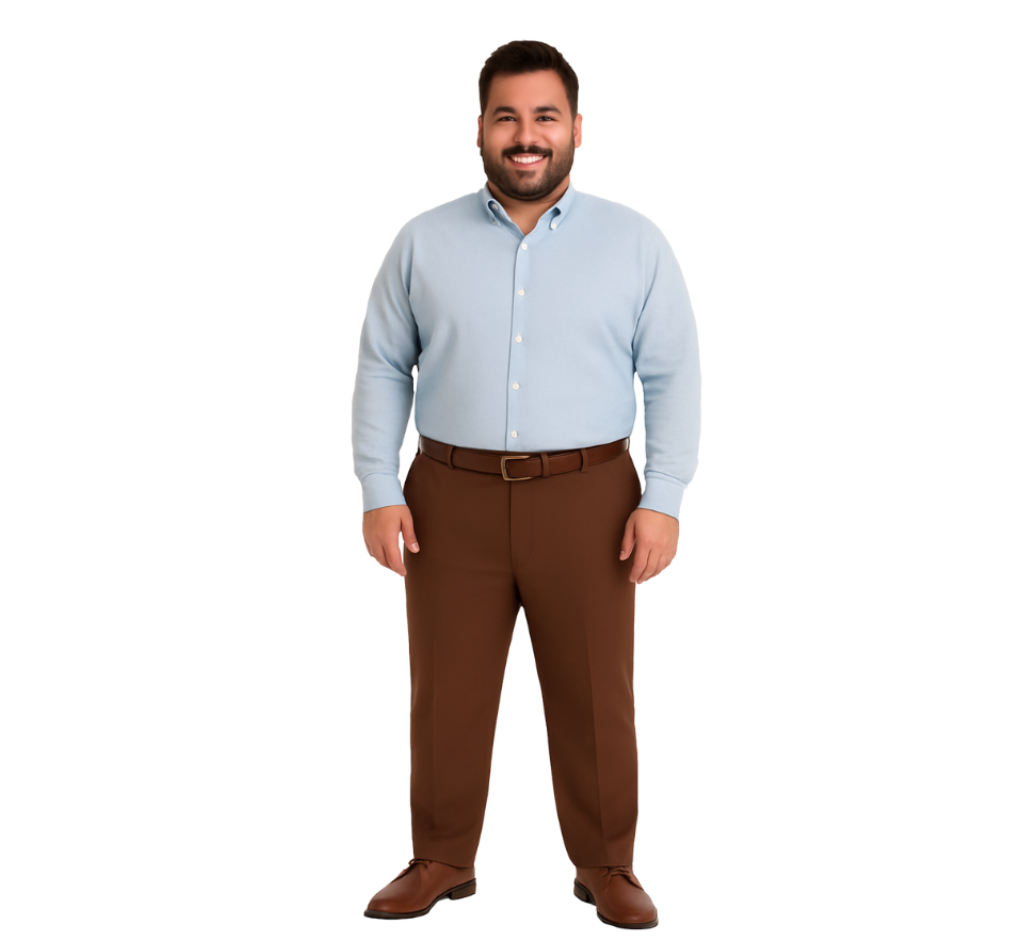 Pantalón 5 bolsillos slim fit recto 038 mocca Tallas Grandes | MASX Chile