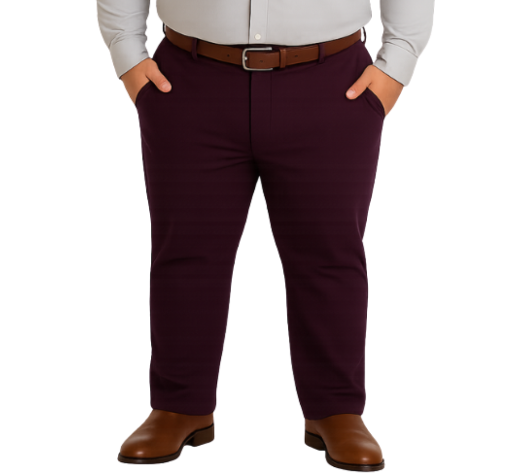 Pantalón 5 bolsillos tussore 059 uva slim fit Tallas Grandes | MASX Chile