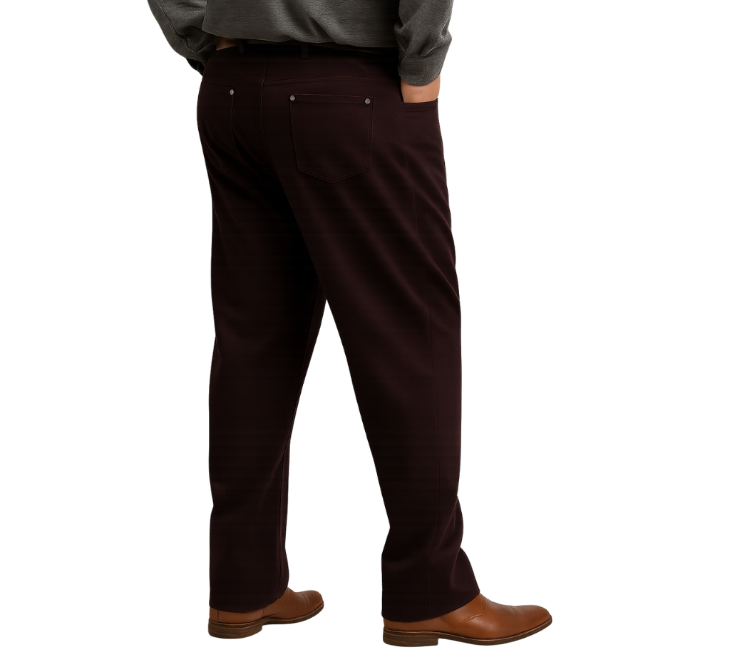 Pantalón 5 bolsillos tussore 059 uva slim fit Tallas Grandes | MASX Chile