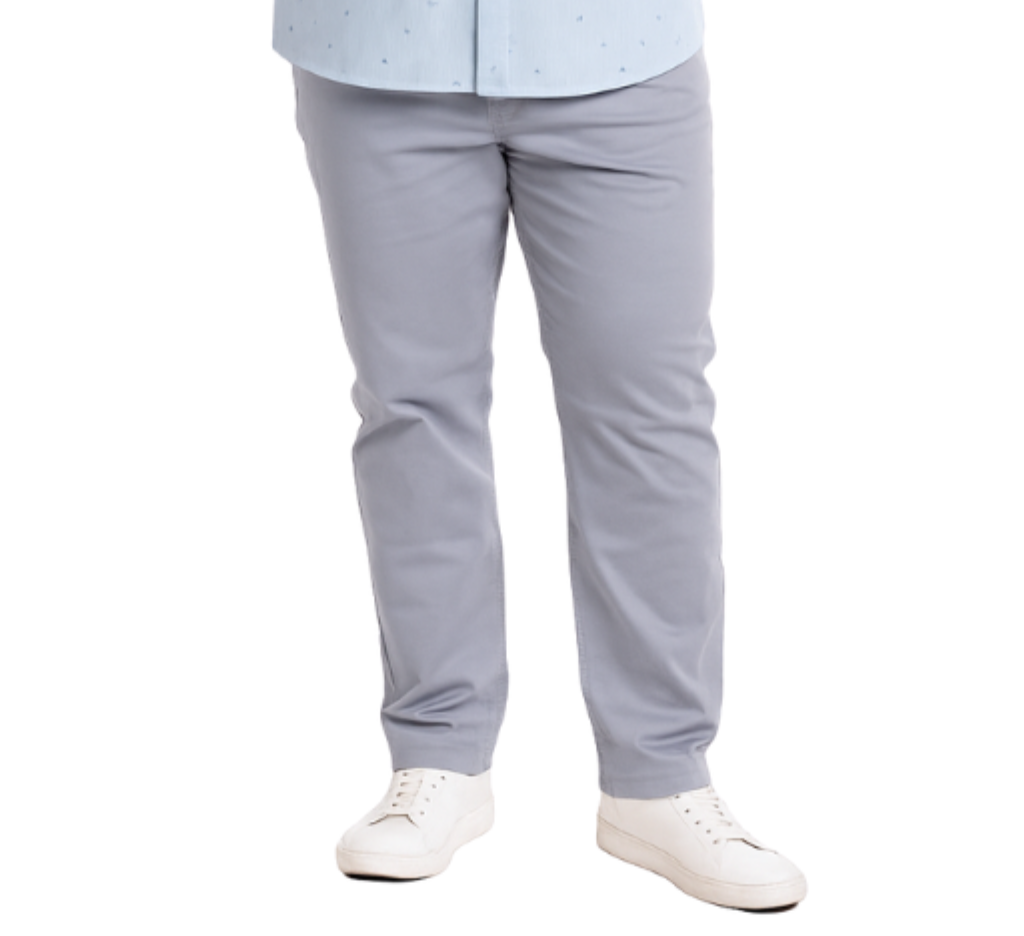 Pantalón Trv 5 bolsillos slim fit 003 gris medio Tallas Grandes | MASX Chile