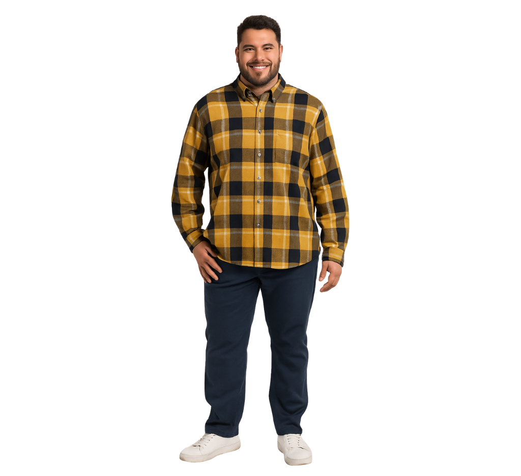 Pantalón Trv 5 bolsillos regular fit 079 azul marino Tallas Grandes | MASX Chile