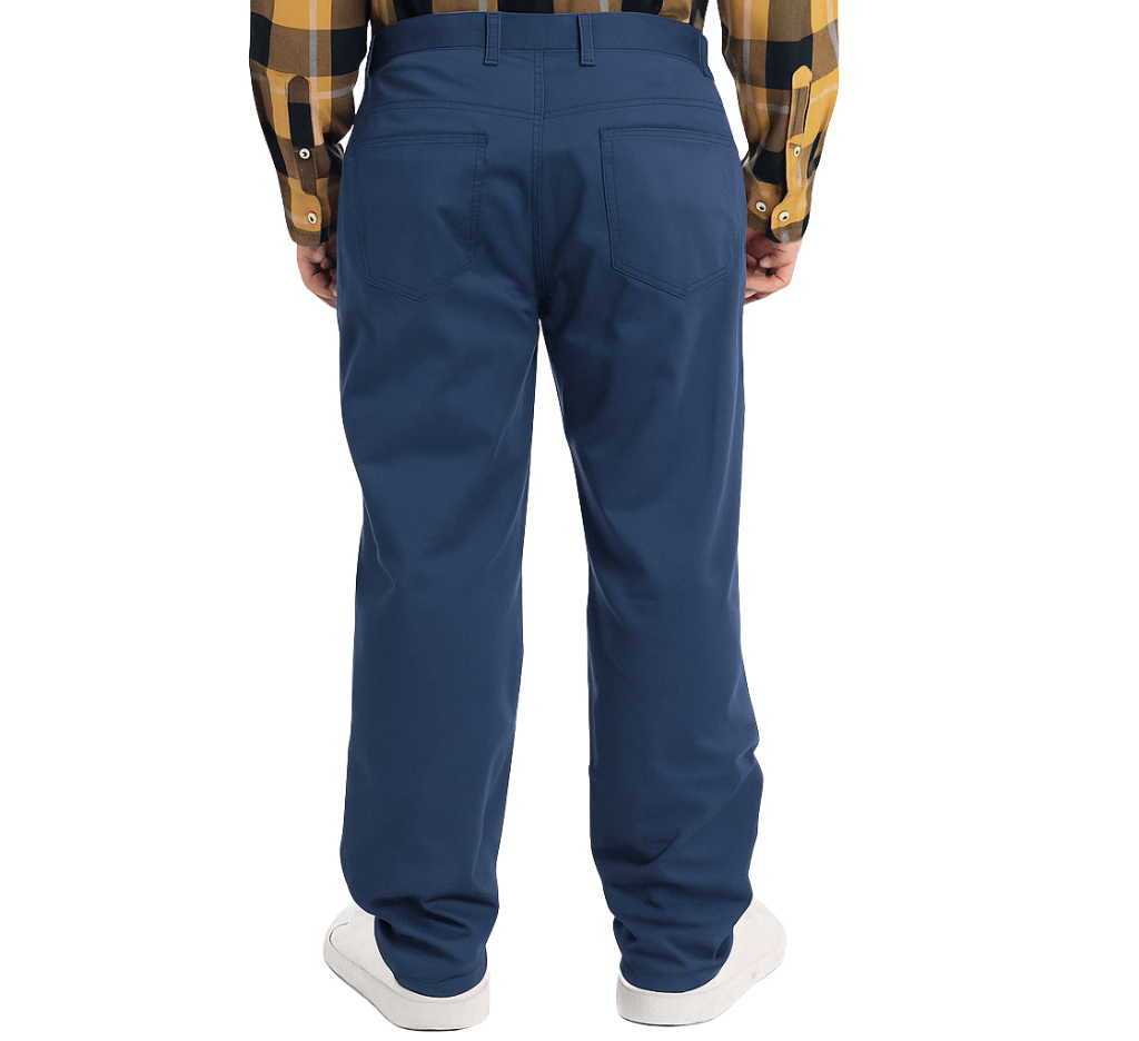 Pantalón Trv 5 bolsillos regular fit 079 azul marino Tallas Grandes | MASX Chile