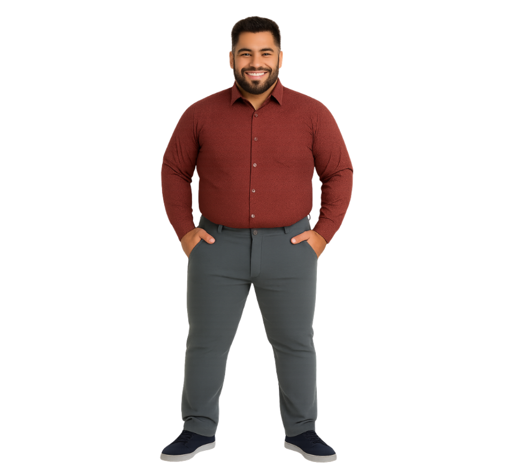 Pantalón canvas 5 bolsillos 069 azul piedra Tallas Grandes | MASX Chile