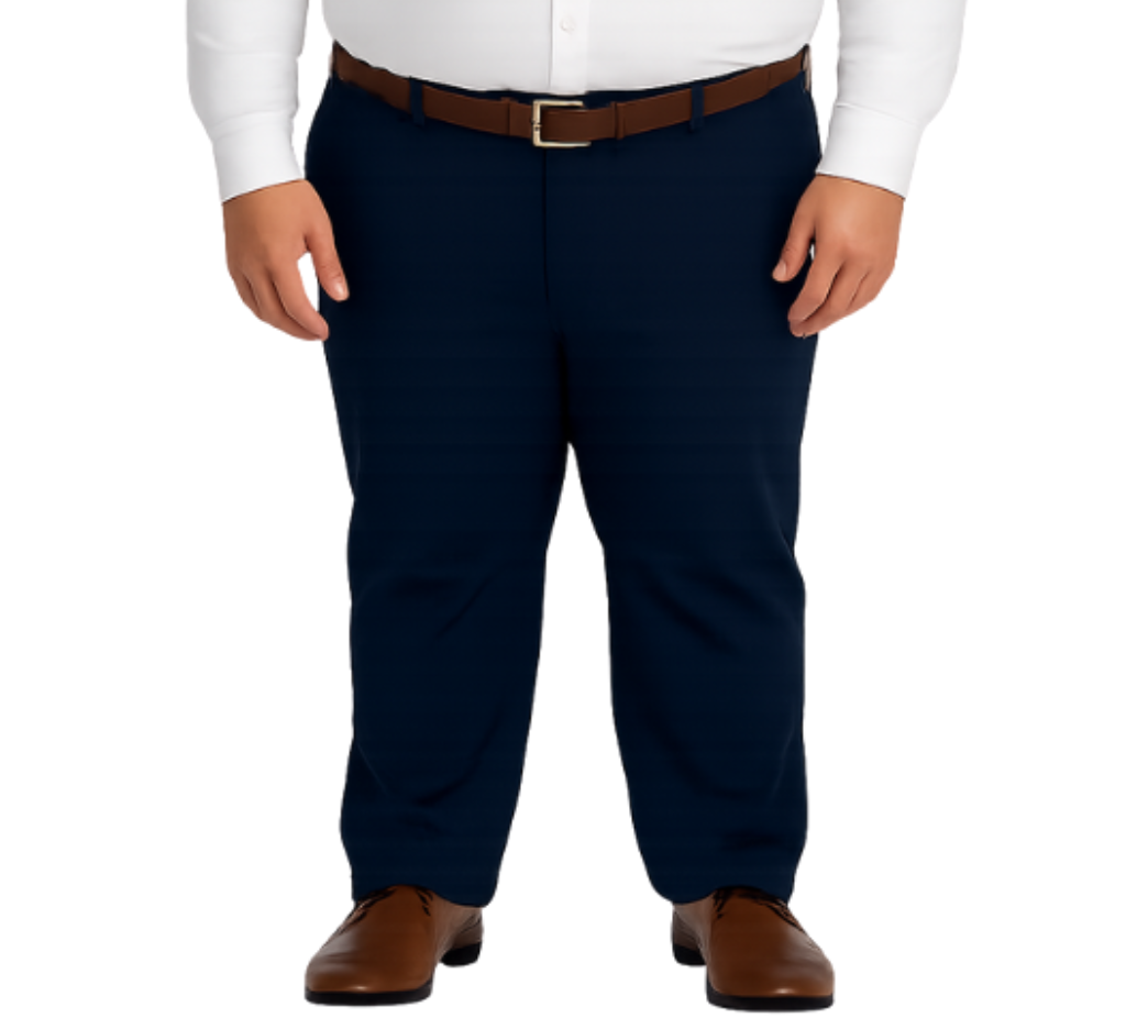 Pantalón canvas 5 bolsillos 077 azul regular fit  Tallas Grandes | MASX Chile