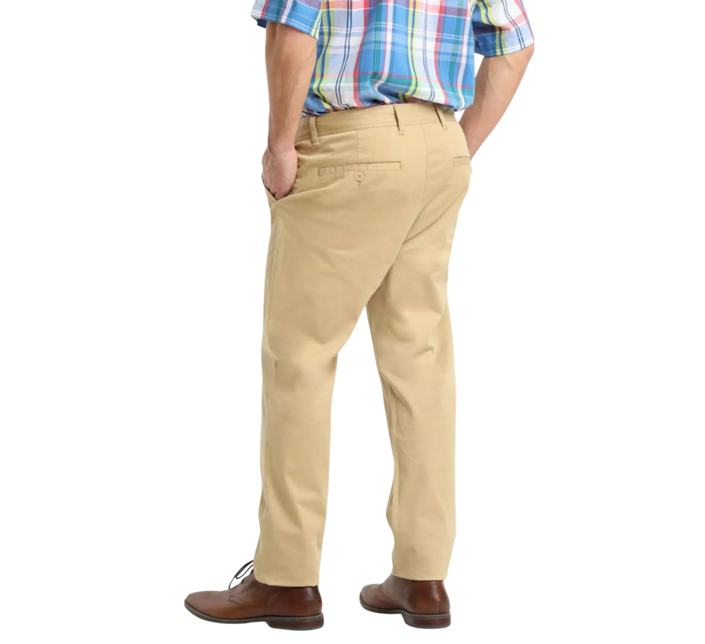 Pantalón frente plano slim fit spandex 034 arena | MASX Chile