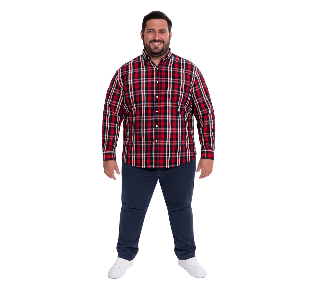 Pantalón frente plano slim fit spandex 079 azul marino  trv | MASX Chile