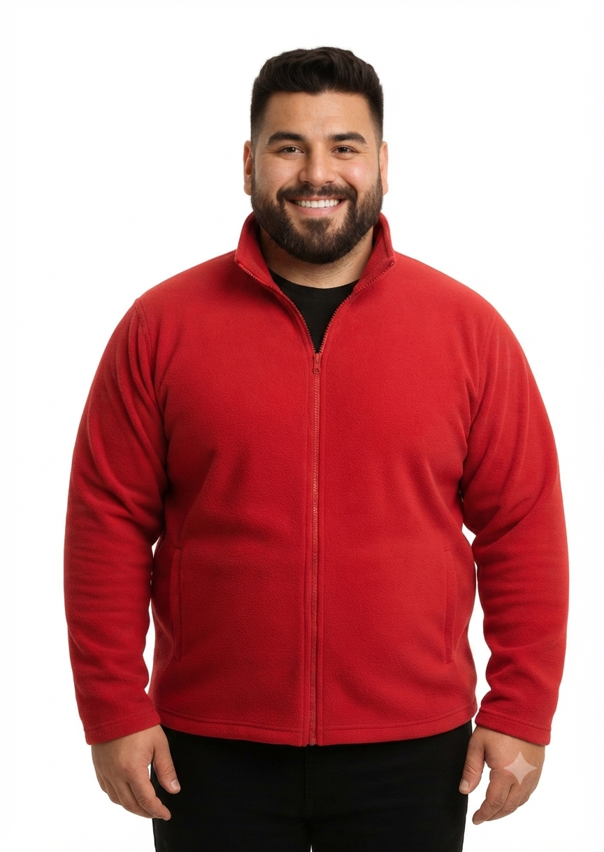 Polar simple M/L 055 rojo oscuro Tallas grandes | MASX Chile