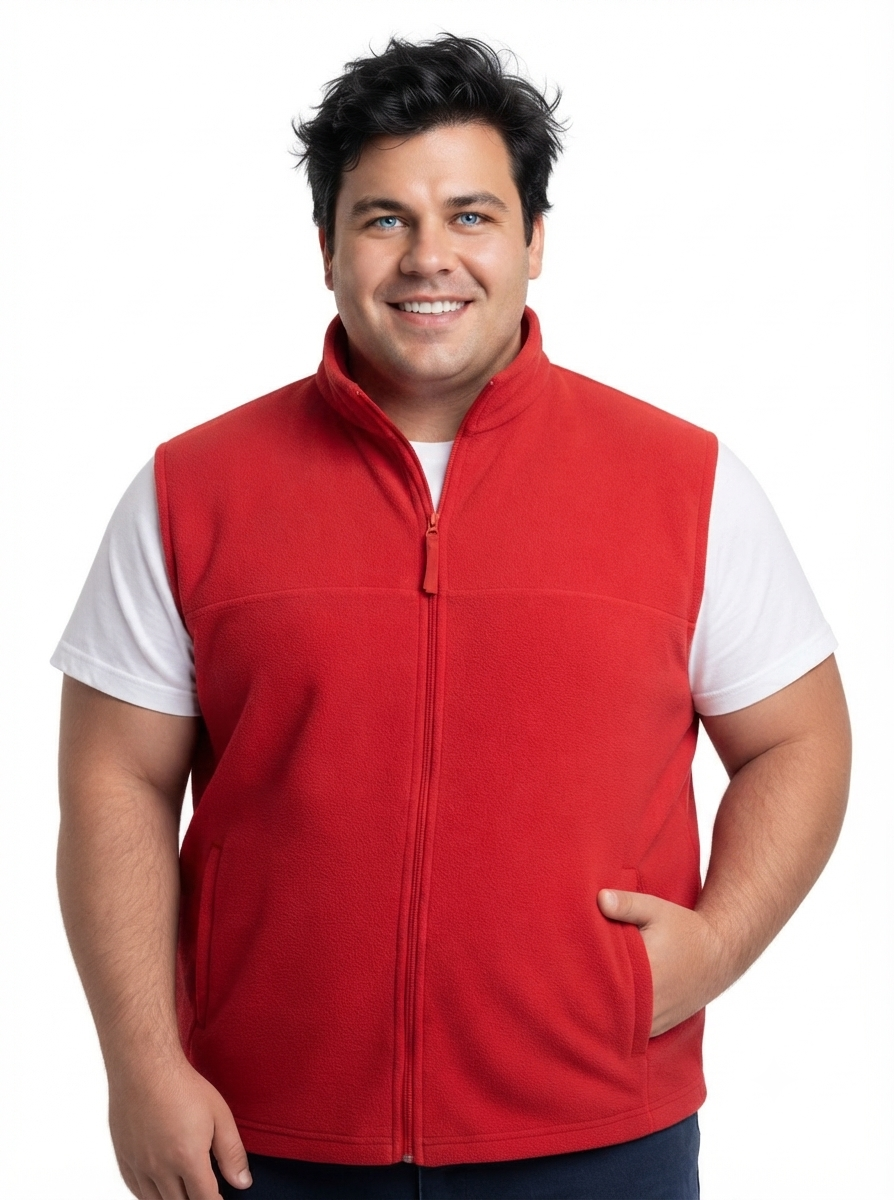 Polar simple S/M 055 rojo oscuro Tallas grandes | MASX Chile