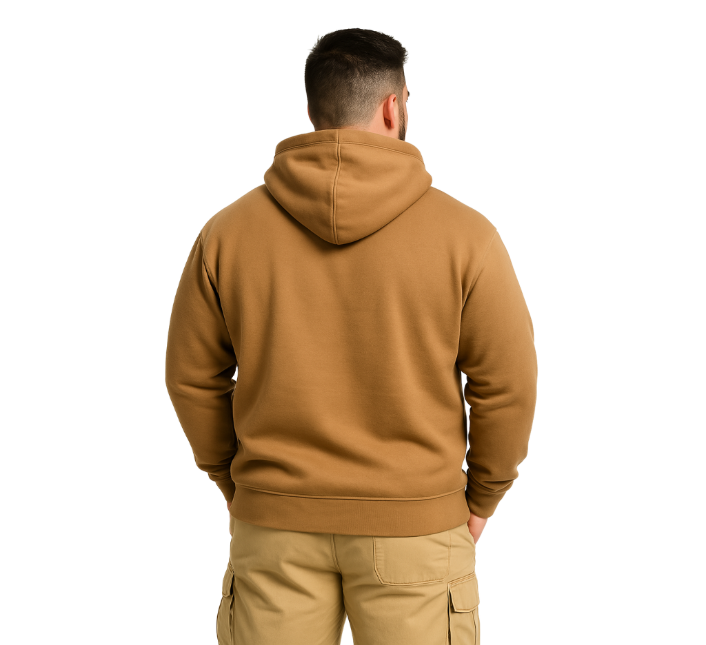 Polerón Hoodie Camel para hombre Tallas grandes | MASX Chile