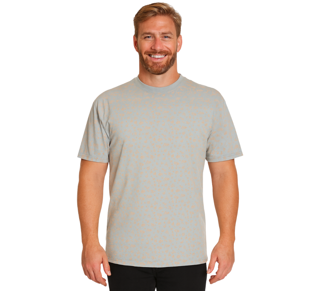 Polera cuello polo jersey gris 007- Tallas Grandes