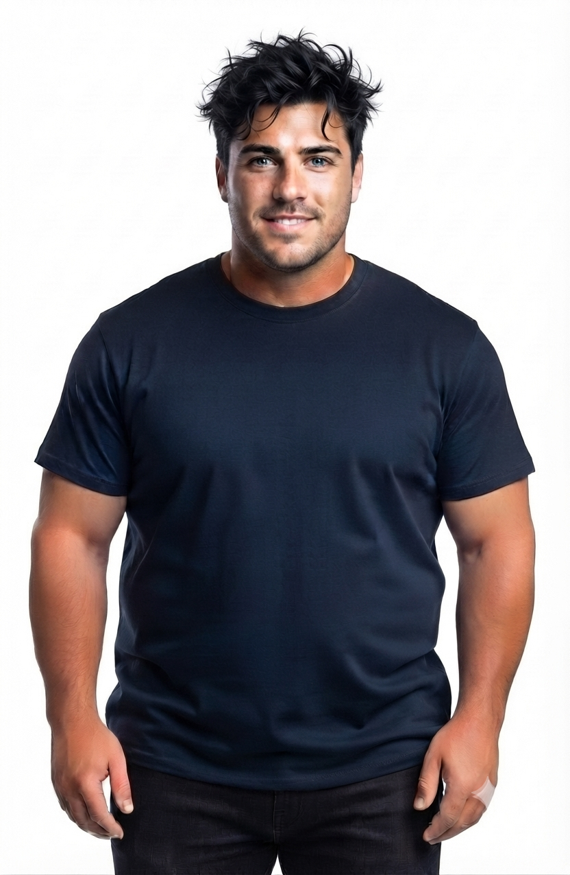 Polera polo Azul Marino para Hombre Talla Grande – 100% Algodón | MASX Chile