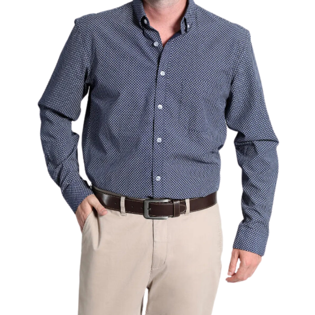 Camisa fantasía estampada slim fit 005