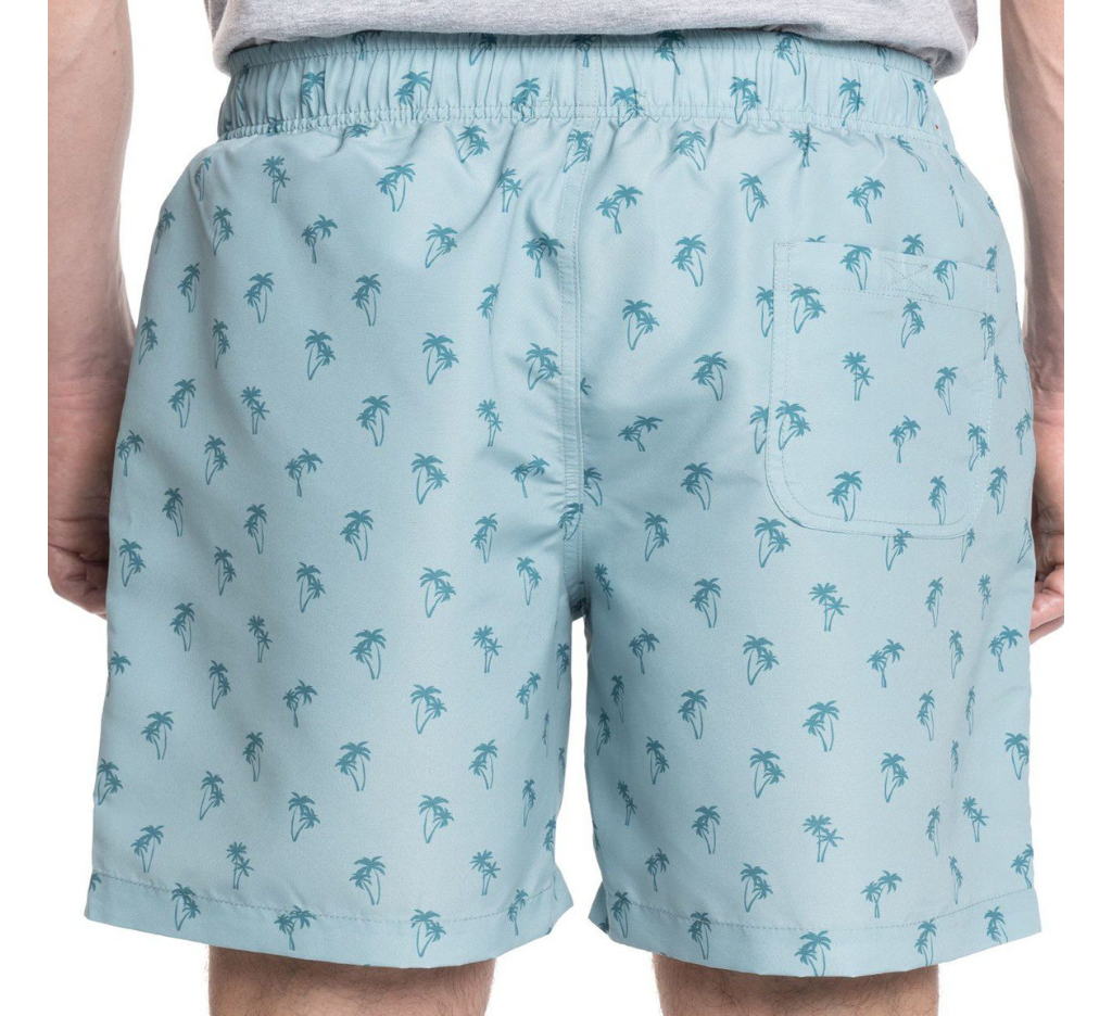 Traje de baño estampado 510 diseño verde agua – Tallas Grandes