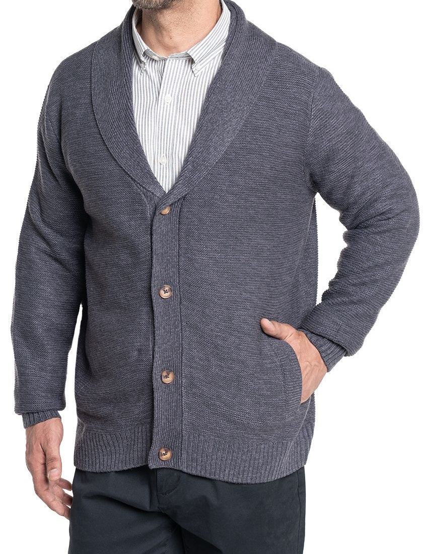 Sweater Cierre Completo Negro | MASX Chile