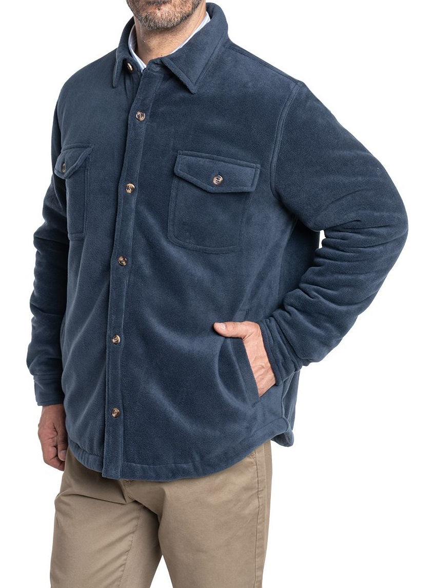 Chaqueta micropolar 079 azul marino | MASX Chile