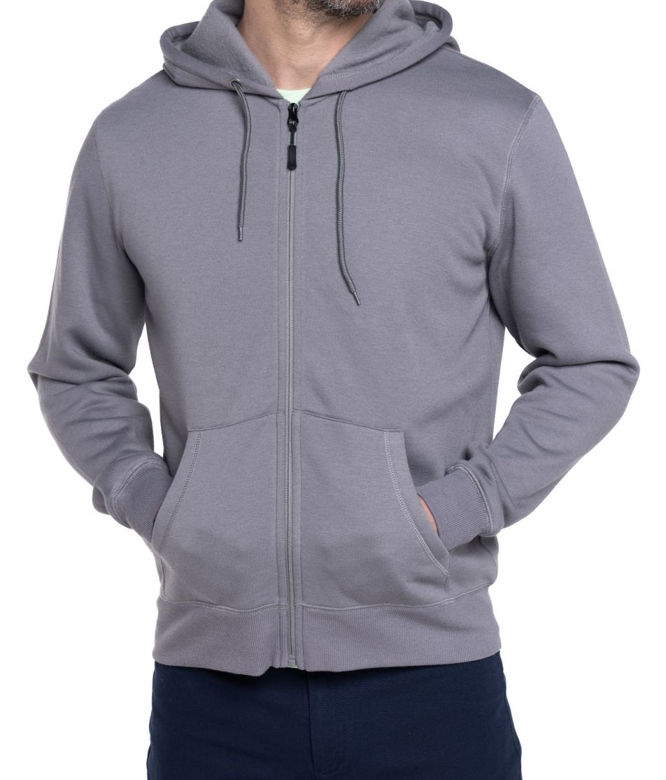 Polerón full zipper 003 Gris Medio | MASX Chile
