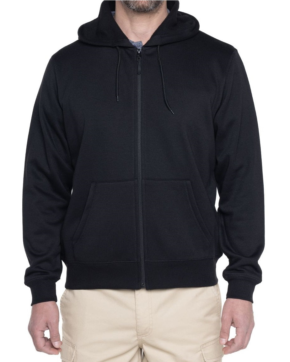 Polerón full zipper 009 Negro | MASX Chile