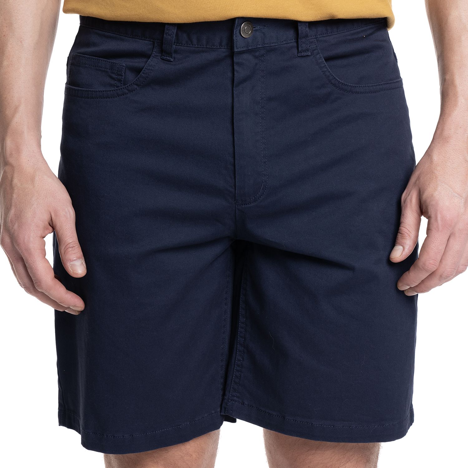 Bermuda 5 bolsillos spandex 079 azul marino regular fit