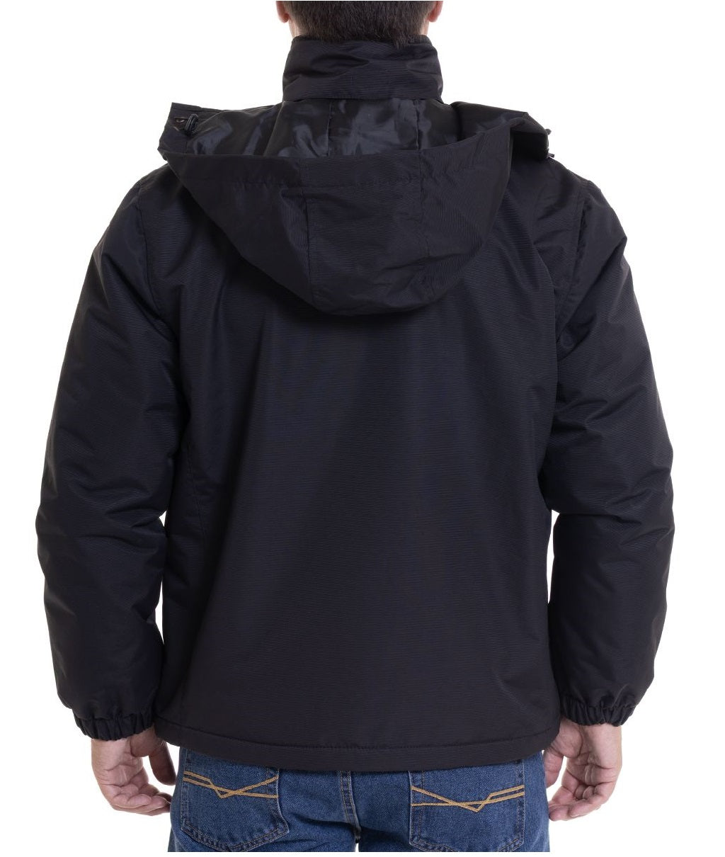 Chaqueta Taslan 009 Negro Tallas Grandes | MASX Chile