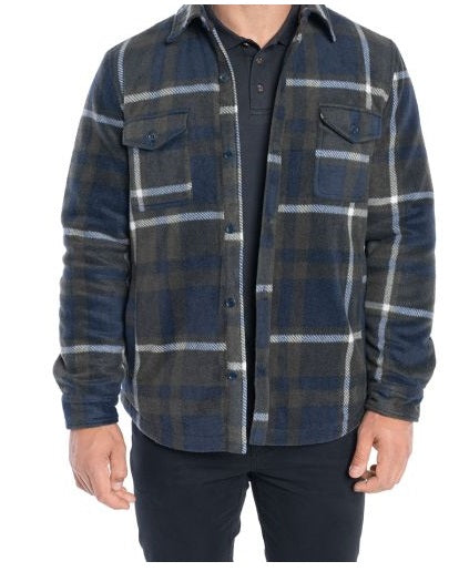 Chaqueta micropolar 517 Diseño Verde musgo Tallas Grandes | MASX Chile