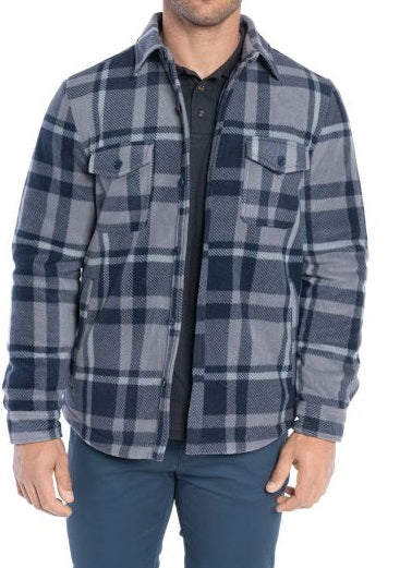 Chaqueta micropolar 579 diseño azul marino| MASX Chile